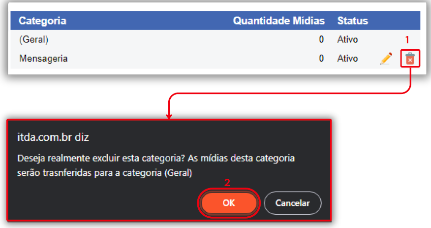 Delete Category